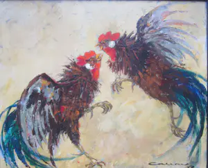 Jacques Callaert - "Hanengevecht" kopen? Bied vanaf 300!