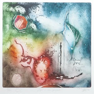 Ad Arma - Ets, Tijd is een gesprek - Ingelijst kopen? Bied vanaf 50!