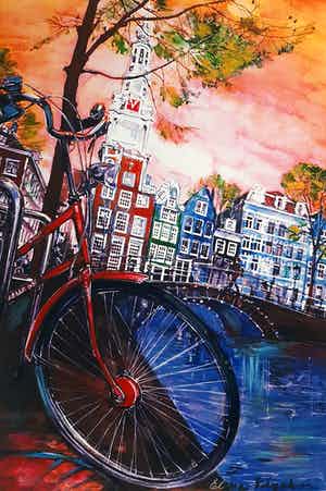 Elena Polyakova - Ochtend in Amsterdam verkocht voor € 55!