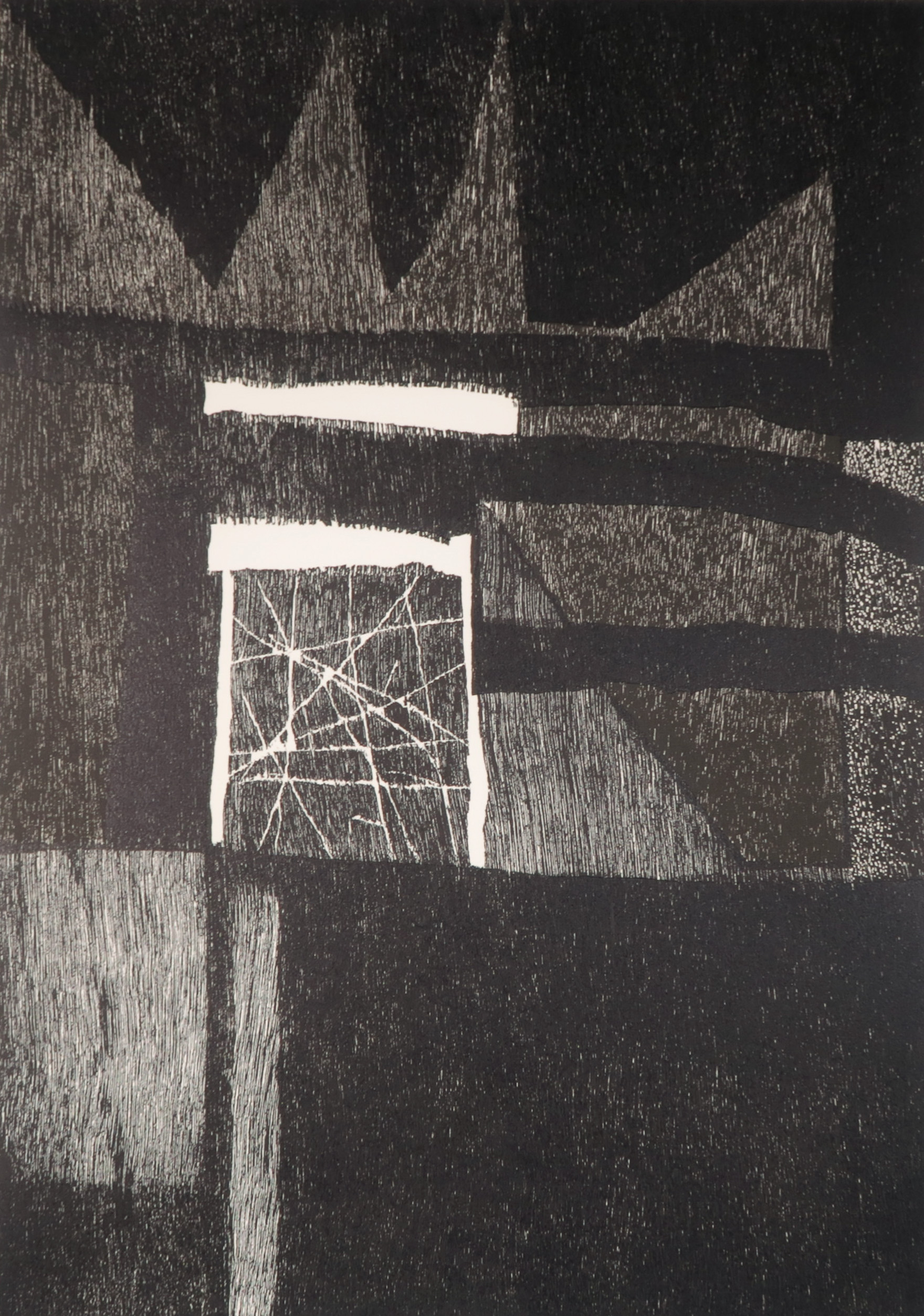 Guillaume Le Roy - Houtsnede, Zonder titel verkocht voor € 35!