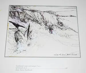 Buy Arne Zuidhoek - 5 boekwerken en 1 originele pentekening/gouache? Bid from 60!