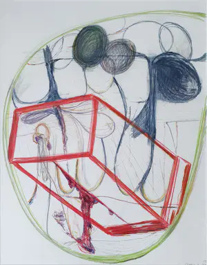 Peter Otto - Multiple (naar pastel) 'Framed'- Ingelijst kopen? Bied vanaf 80!