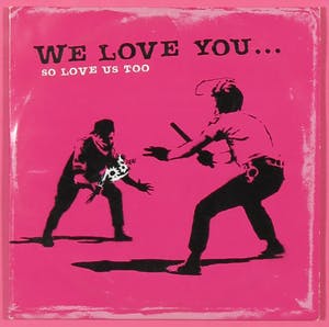 Banksy - We love you... so love us too (CD) - Ingelijst kopen? Bied vanaf 1!