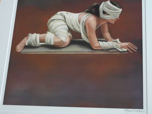 Ans Markus - Litho , “Leeuw” – gesigneerd & ingelijst , 63 x 61 cm kopen? Bied vanaf 150!