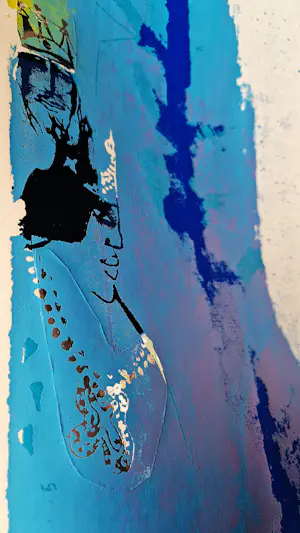 Adi Holzer - Grote 1972 gemengde (druk)techniek collage "Traunstein madonna" gesigneerd kopen? Bied vanaf 67!