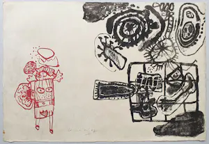 Corneille - Litho: 'Sans titre (Femme de Nuit et d'aube)' (1967) kopen? Bied vanaf 200!