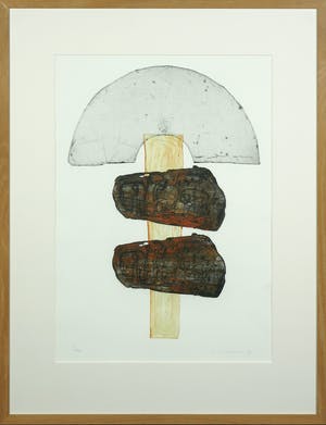 Vera van Heusden - Kleurenets, Zonder titel - Ingelijst kopen? Bied vanaf 35!