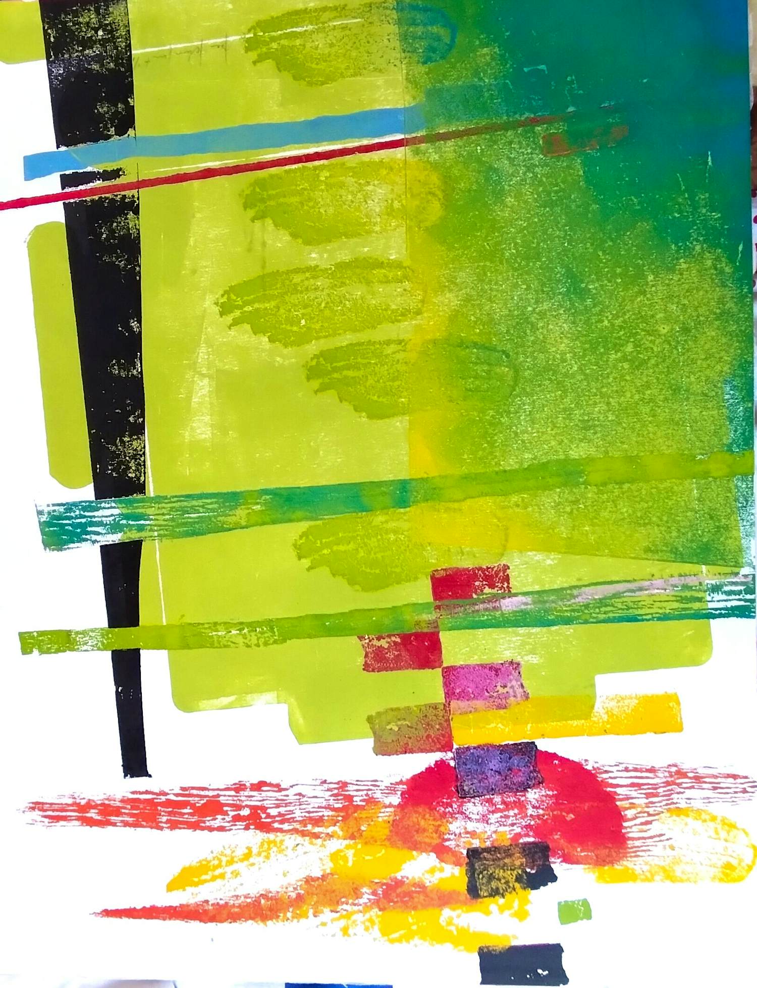 Ben Schasfoort - abstract zonder titel kopen? Bied vanaf 38!