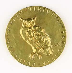 Ek van Zanten - Bronzen penning: Leidse Universiteit, 1974 verkocht voor € 60!