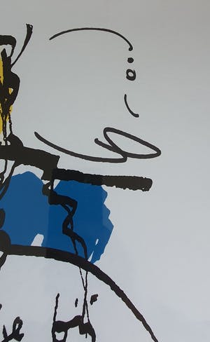 Herman Brood - of je bij God was - gesigneerd - 300 ex - ingelijst kopen? Bied vanaf 225!