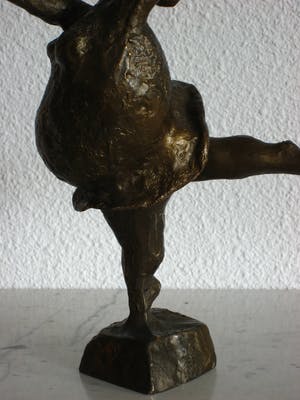 Brons (Onbekend) - Dikke ballerina. kopen? Bied vanaf 125!
