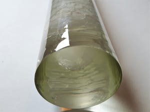 Niet of onleesbaar gesigneerd - Design cilindervaas met inwendig craquelé kopen? Bied vanaf 1!