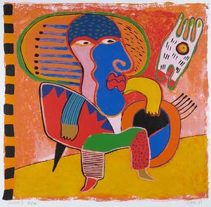 Clemens Briels - Zeefdruk, Podane II - Ingelijst kopen? Bied vanaf 100!