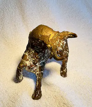 Jos Dirix - Bronzen buffel kopen? Bied vanaf 350!