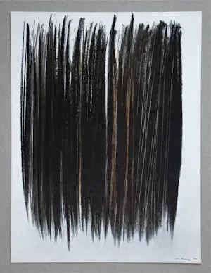 Hans Hartung - Pastel P. 1960-76 - Offsetlithografie gesigneerd - 1961 kopen? Bied vanaf 120!