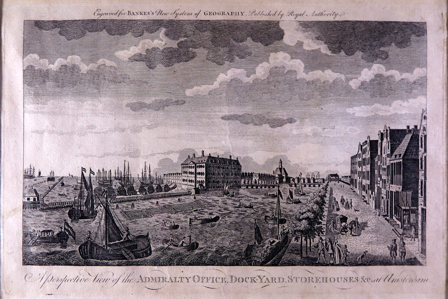 Niet of onleesbaar gesigneerd - Gravure, A Perspective View of the Admiralty Office Dock-Yard kopen? Bied vanaf 1!