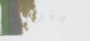 Roy Villevoye - Litho, Geometrische compositie - Ingelijst (Groot) kopen? Bied vanaf 1!