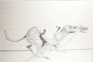 Walter van Gogh - Aquarel, Honden - Ingelijst kopen? Bied vanaf 1!