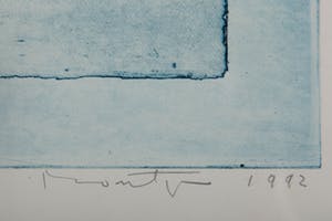 Jan Montyn - Vlakte der Kruiken, Laos, 22/35, 1992 - Ets op papier kopen? Bied vanaf 30!