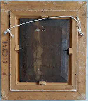 Adrianus Eversen - Hollands straatgezicht met personen bij een stadspoort kopen? Bied vanaf 3250!