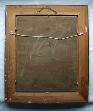 Herman Ansingh - Olieverf op paneel , Oude vrouw in straatje bij poort – Lijst, 64½ x 54½ cm kopen? Bied vanaf 1!