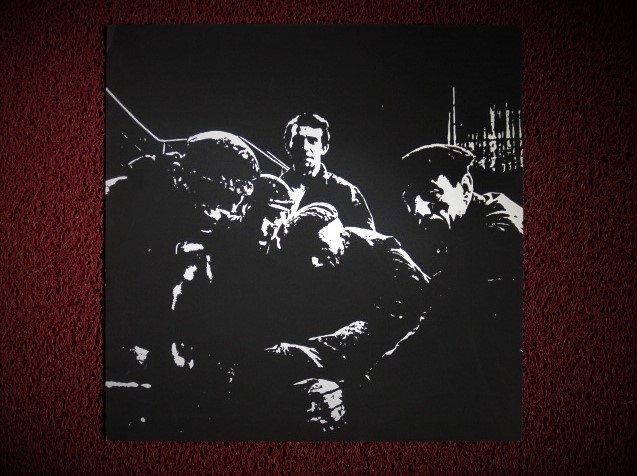 Cor Jaring - Mooie Zwart-Wit Zeefdruk van zijn bekende Foto "de Nachtploeg"  kopen? Bied vanaf 1!