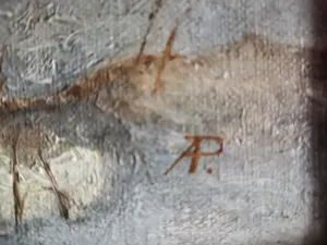 Niet of onleesbaar gesigneerd - Hollands winterlandschap met boer en kar kopen? Bied vanaf 1!