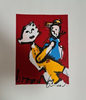 Herman Brood - Moeder met Kind - gesigneerd - 350 ex. kopen? Bied vanaf 1!
