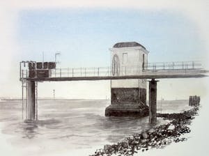 Frans Room - Lot van 15 originele tekeningen - Bakens en boeien Zuid Holland kopen? Bied vanaf 150!