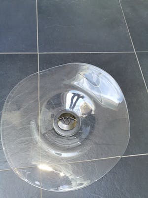Corry Ammerlaan - Prachtige grote glazen design schaal kopen? Bied vanaf 30!