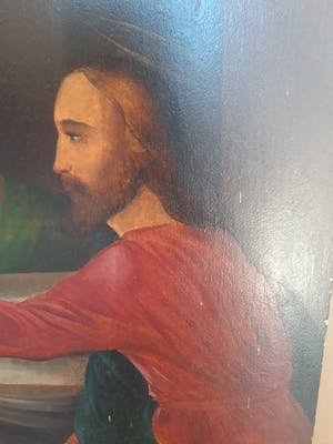 Niet of onleesbaar gesigneerd - Russisch paneel , de voetwassing, 18 de eeuw kopen? Bied vanaf 1!
