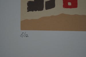 Rens Labruyere - als de avond valt - gesigneerde zeefdruk kopen? Bied vanaf 20!
