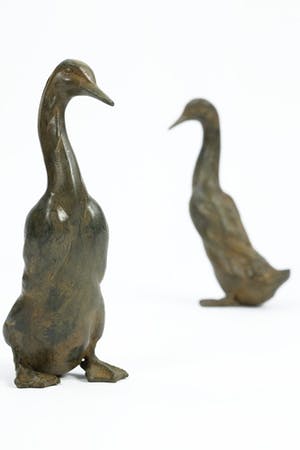 Pierre Chenet - Stel bronzen beelden van loopeenden kopen? Bied vanaf 215!