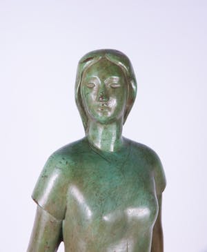 Raymond Glorie - Brons, Staande boerin (Groot) kopen? Bied vanaf 600!