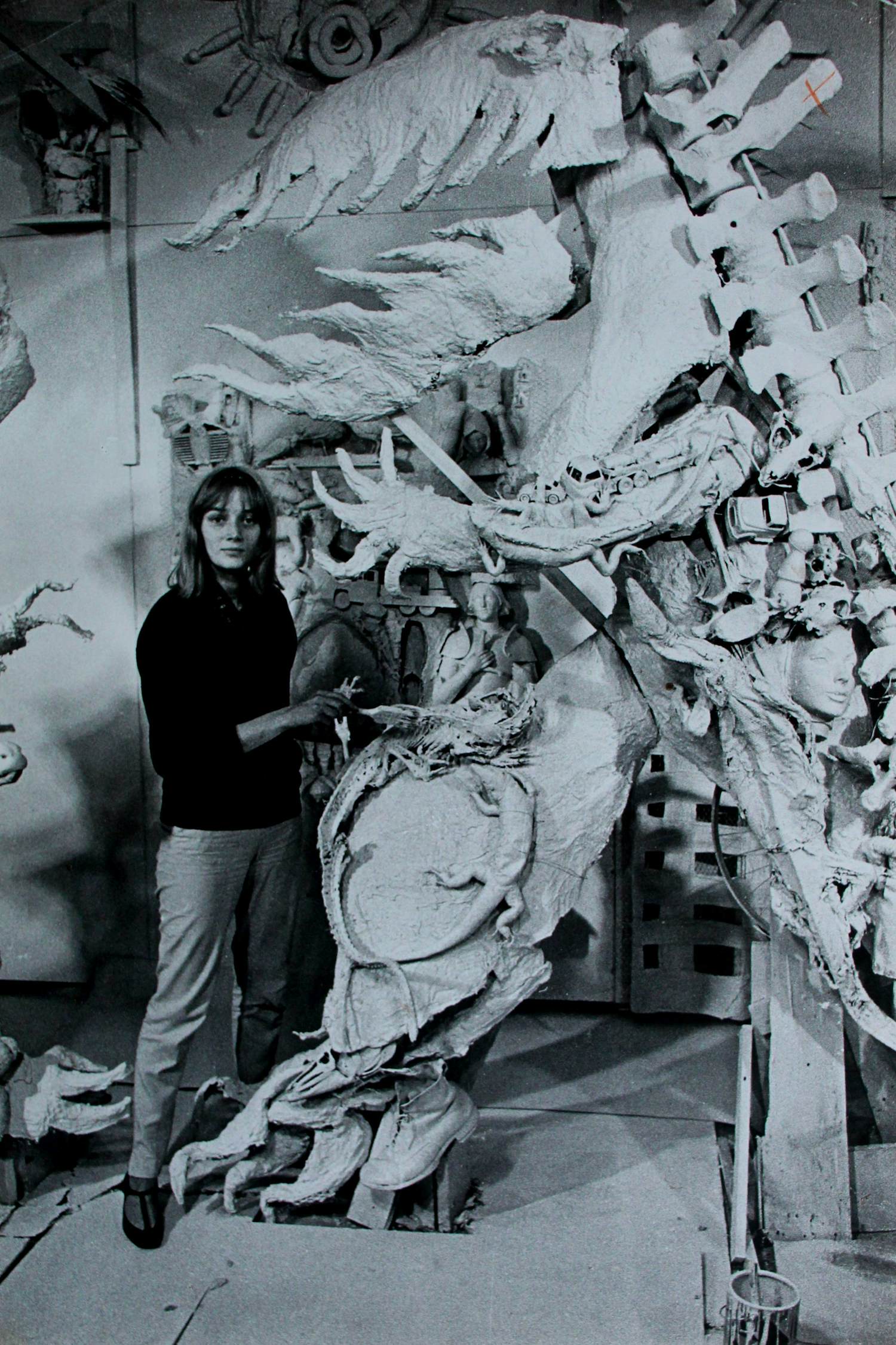 Eddy Posthuma de Boer - Gelatine silverprint: Nicky de Saint Phalle verkocht voor € 50!