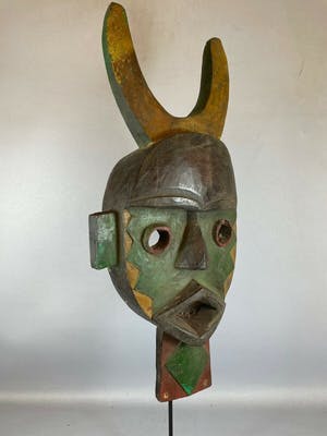 Dan - 210512 - Tribal Used African mask from the Dan - Liberia. kopen? Bied vanaf 45!