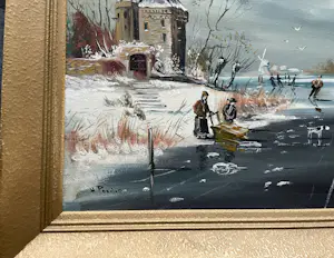 Henk Poeder - Winter in Holland kopen? Bied vanaf 250!