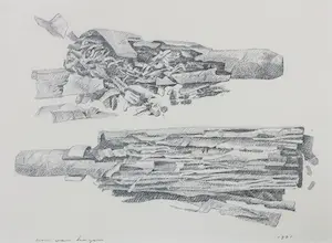 Han van Hagen - Inkttekening, Sigaren - Ingelijst kopen? Bied vanaf 1!