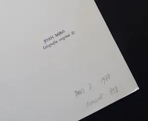 Joan Miro - Litografo (Band I) 1972 - Litografia Original II -Mourlot 858 kopen? Bied vanaf 69!