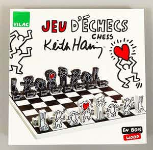 Keith Haring - schaakspel / chess set verkocht voor € 95!