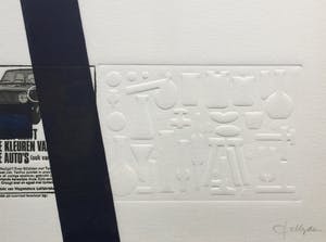 JCJ Vanderheyden - gemengde techniek ( preeg en monoprint) - vroeg werk uit de jaren 60. kopen? Bied vanaf 375!