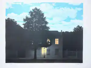 Rene Magritte - L´Empire de Lumières verkocht voor € 435!