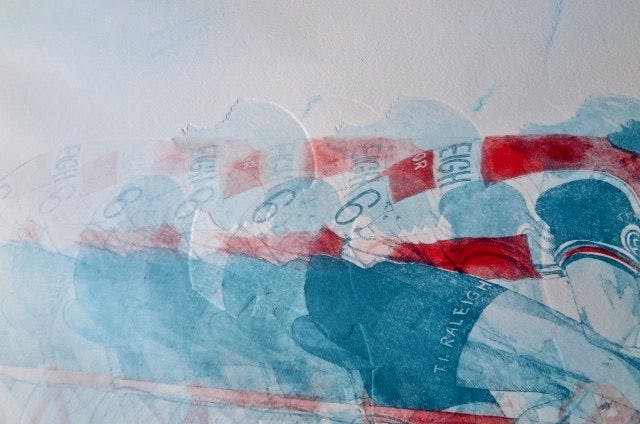 Leentje Linders - Henk Lubberding, TI-Raleigh Rennersploeg - Ets: : "He gave a jump" kopen? Bied vanaf 19!