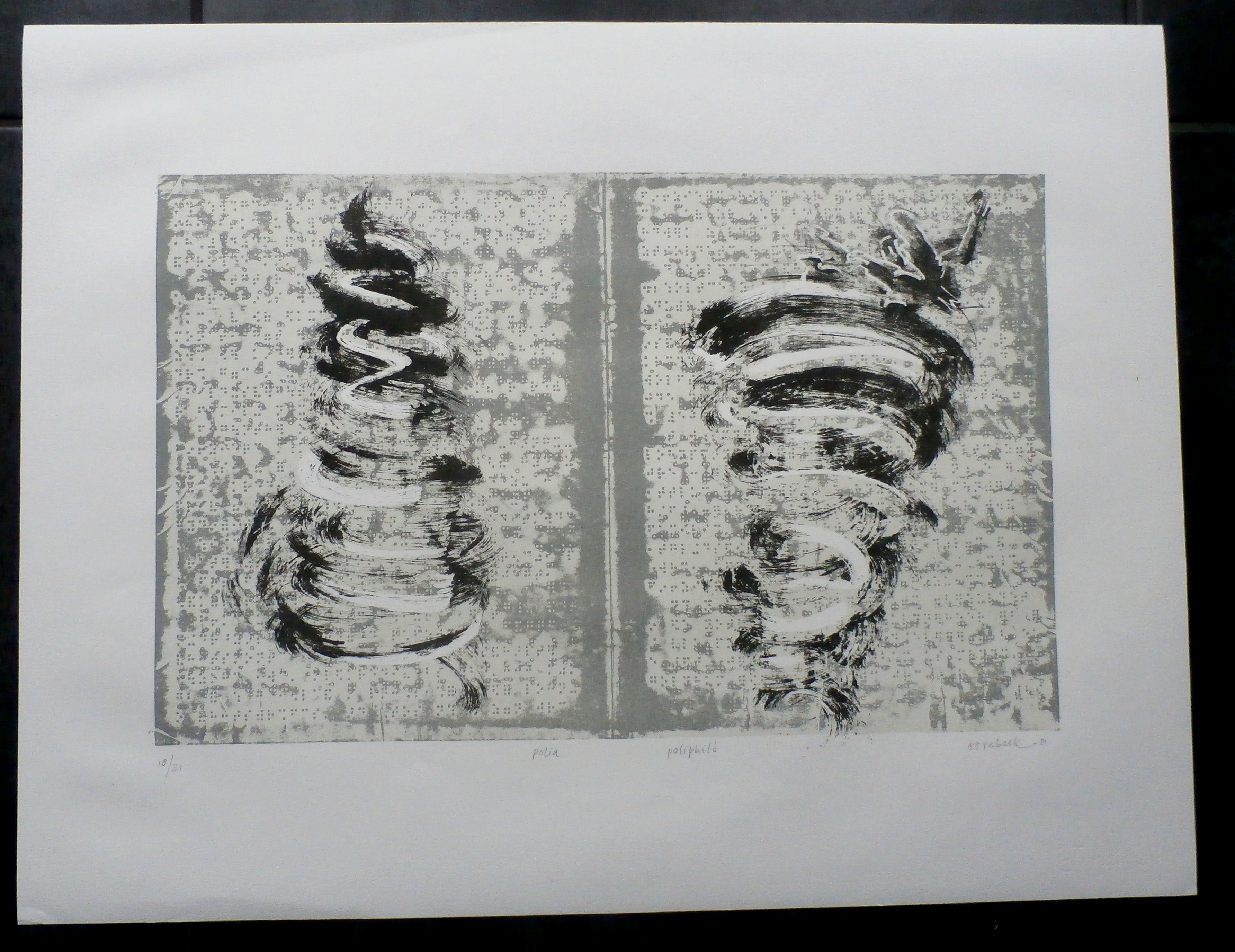 Willem Oorebeek - litho: Polia poliphile - 1981 kopen? Bied vanaf 35!