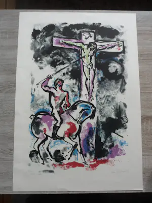 Emil Kotrba - Litho, zonder titel, werk uit 1968 kopen? Bied vanaf 35!