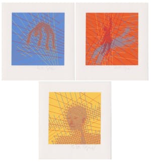 Willem F. Wagner - Drie handgesigneerde zeefdrukken: Konstruktiv life I, II, III kopen? Bied vanaf 24!
