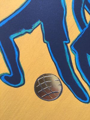 Corneille - Euro 2000 - Litho met bladgoud - ea exemplaar kopen? Bied vanaf 175!