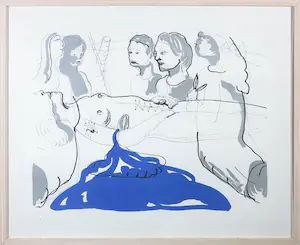 Rinke Nijburg - Litho, De ontmoeting - Ingelijst kaufen? Bieten Sie von 1!