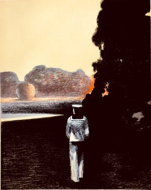 Peter Bes - Grote zeefdruk , gesigneerd kopen? Bied vanaf 40!