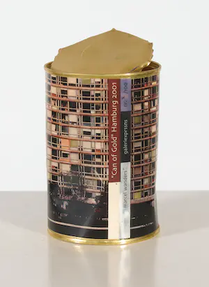 Marcel Wanders - Verguld staal met geprint label, Can of Gold Hamburg kopen? Bied vanaf 150!